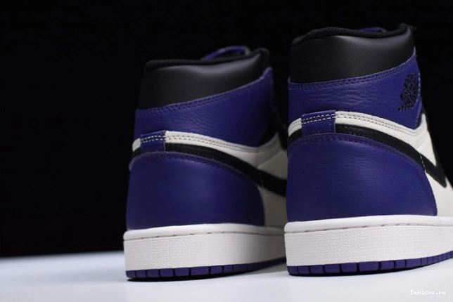 Reps BK 1 court purple 555088-501 air jordan 1106